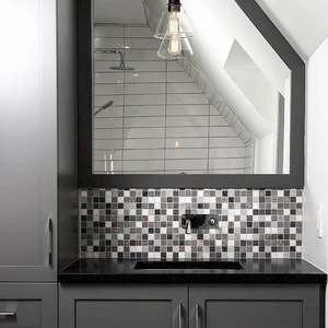 Image 3 of Cosmic Arezzo 13" x 13" COS2002700 Centura Square Mosaic Tiles sold at Floors & Baths Pro's