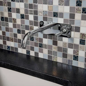 Image 4 of Cosmic Arezzo 13" x 13" COS2002700 Centura Square Mosaic Tiles sold at Floors & Baths Pro's
