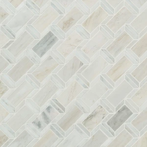 Image 5 of Angora Framework Subway Beige Polished 12" x 12" SMOT-ANGORA-FRM10MM MSI Surfaces Rectangle Mosaic Tiles sold at Floors & Baths Pro's