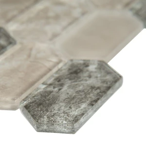 Image 3 of Savoy Picket Brown Glossy 11-1/2" x 12" SMOT-GLSPK-SAVOY8MM MSI Surfaces Hexagon Mosaic Tiles sold at Floors & Baths Pro's