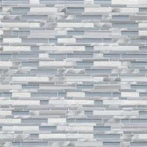 Image 2 of Harlow 12" x 12" SMOT-SGLSMTIL-HAR8MM MSI Surfaces Rectangle Mosaic Tiles sold at Floors & Baths Pro's