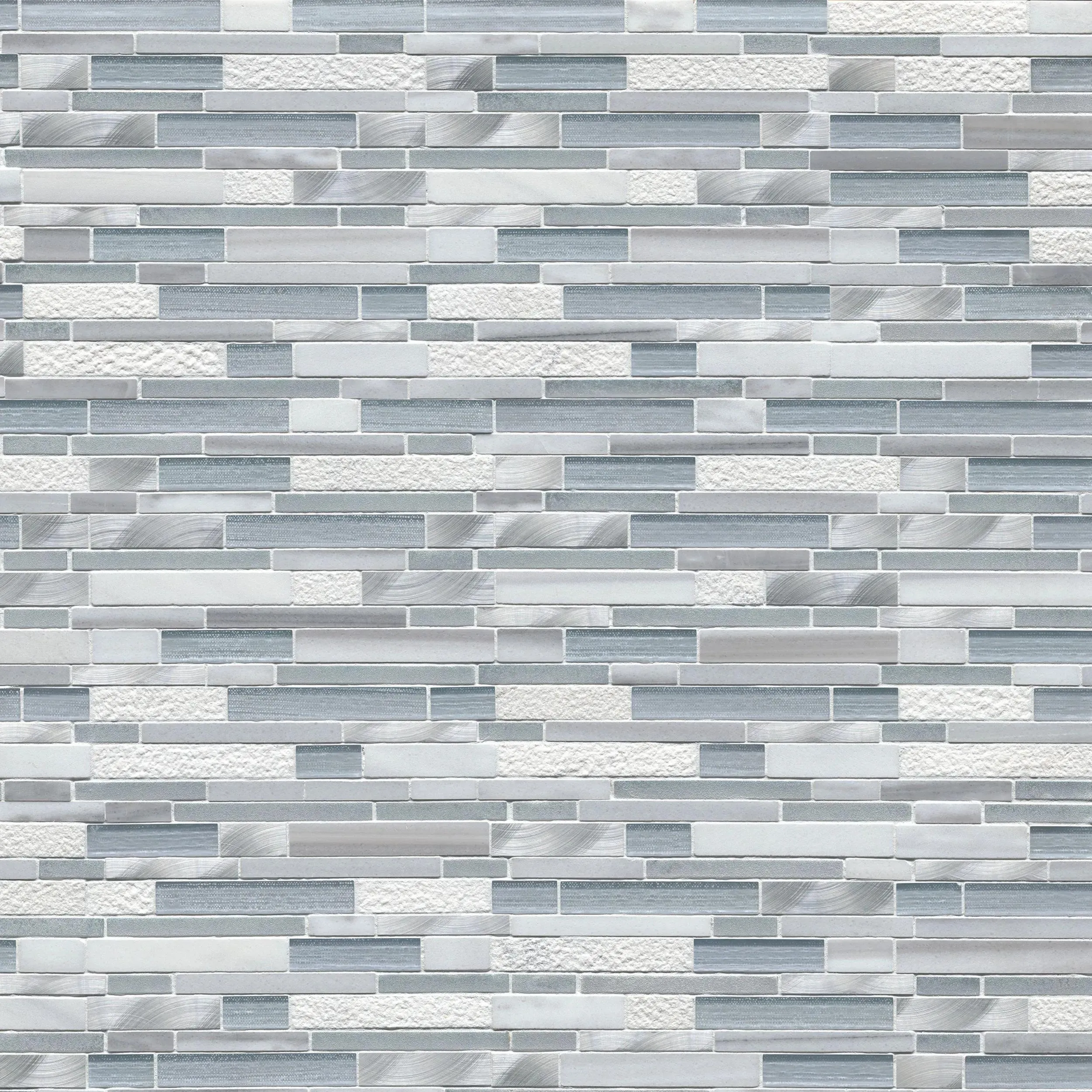 Harlow 12" x 12" SMOT-SGLSMTIL-HAR8MM MSI Surfaces Rectangle Mosaic Tiles
