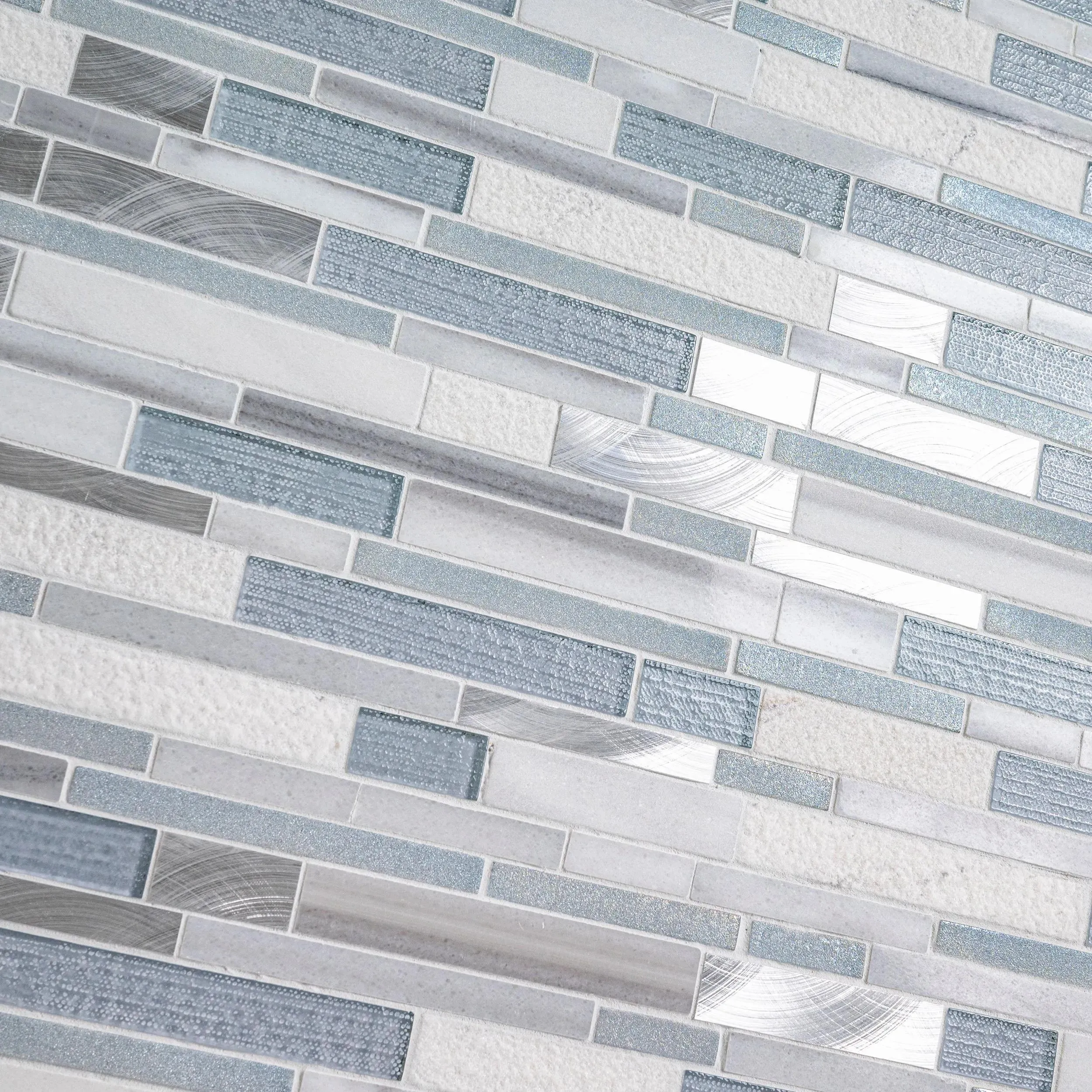 Harlow 12" x 12" SMOT-SGLSMTIL-HAR8MM MSI Surfaces Rectangle Mosaic Tiles