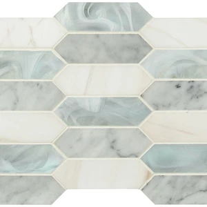 10" X 13", 35" Cienega Springs 10" x 13-25/32" SMOT-SGLSPK-CIESPR6MM MSI Surfaces Hexagon Mosaic Tiles