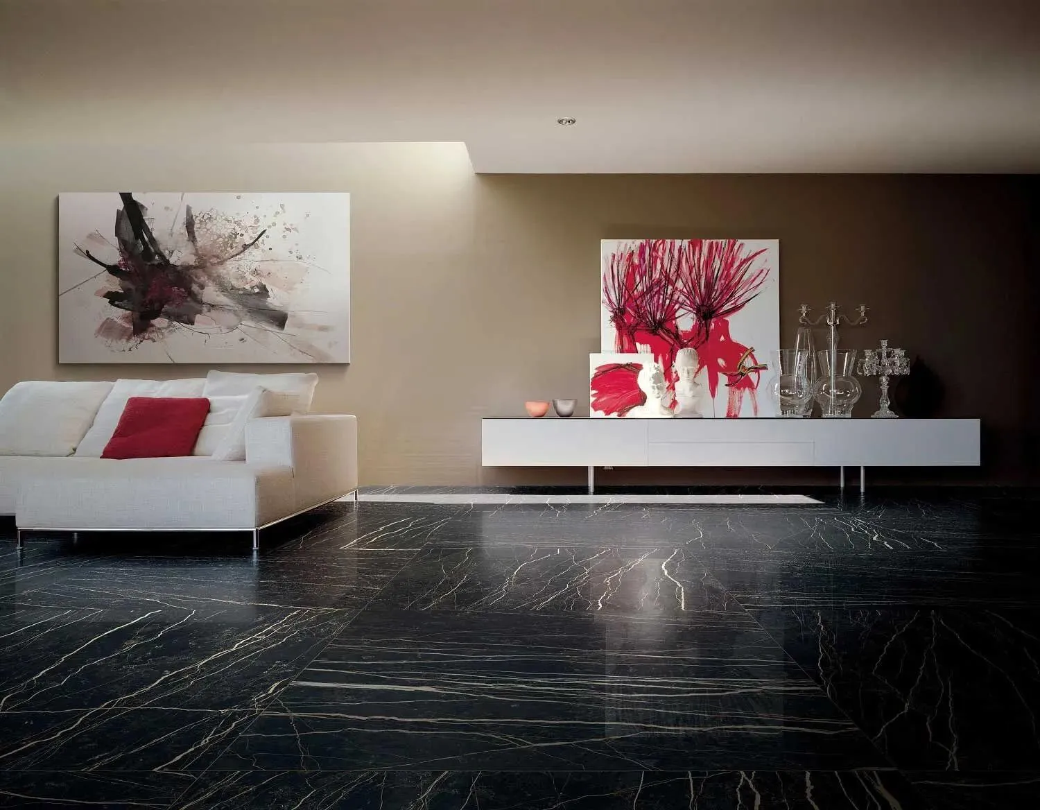 Prexious Thunder Night Glossy 12" x 12" (10.55 sqft/box) 756315 Centura Square Mosaic Tiles