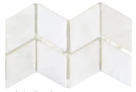 Symphony Opal Cristalline Glossy 12" x 12" SYOPCRYSTAL Centura Square Mosaic Tiles