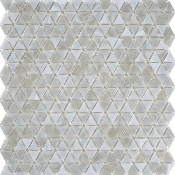 Symphony Trigonal Barren Glossy 12" x 12" SYTRBARREN Centura Square Mosaic Tiles