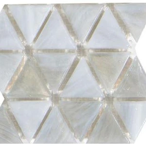 Image 2 of Symphony Trigonal Barren Glossy 12" x 12" SYTRBARREN Centura Square Mosaic Tiles sold at Floors & Baths Pro's