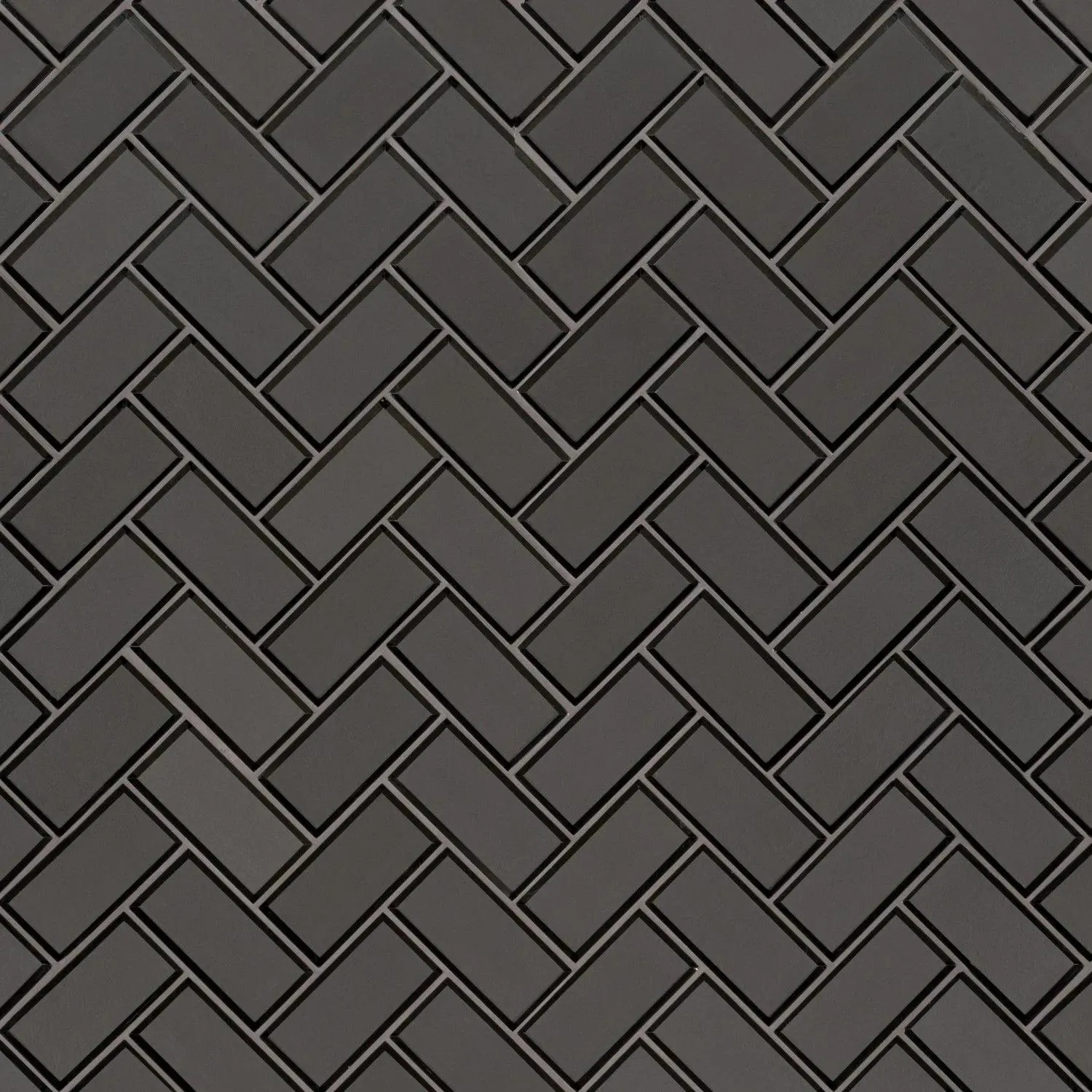 Metallic Gray-Dark Glossy 11" x 14" SMOT-GLS-MEGRBEHB8MM MSI Surfaces Rectangle Mosaic Tiles