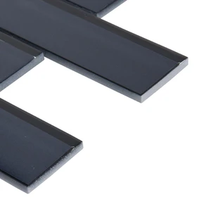 Image 3 of Vague Blue Blue Glossy 11-1/2" x 11-1/2" SMOT-GLSST-VAGBLUBEV6MM MSI Surfaces Rectangle Mosaic Tiles sold at Floors & Baths Pro's