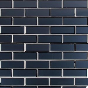 Image 4 of Vague Blue Blue Glossy 11-1/2" x 11-1/2" SMOT-GLSST-VAGBLUBEV6MM MSI Surfaces Rectangle Mosaic Tiles sold at Floors & Baths Pro's