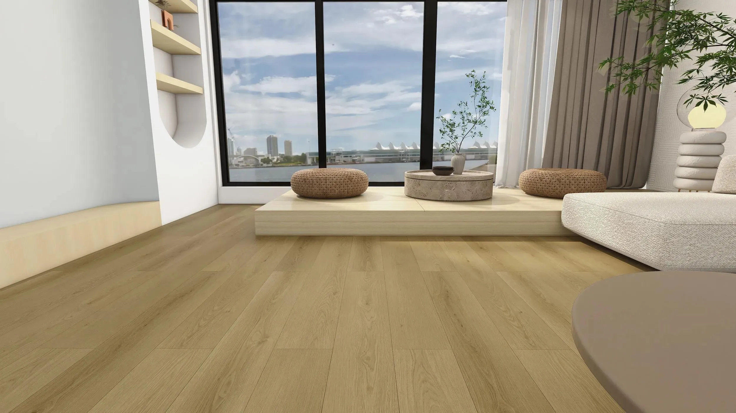 Waterproof Waterfront Oyster Oak 7-3/4" x 60" WF196OY05 Laminate Flooring
