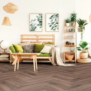 Image 2 of Herringbone Ferrara Click Lock 54223860 Laminate Flooring sold at Floors & Baths Pro's