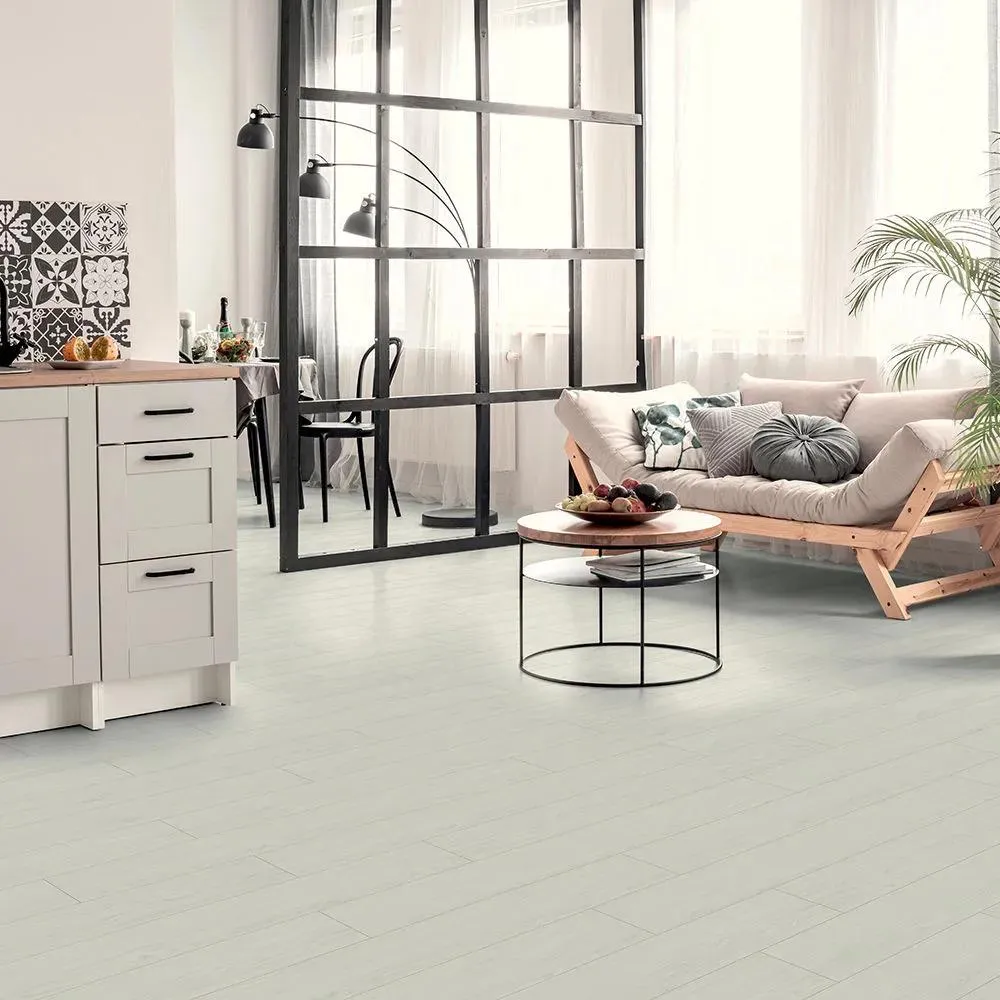 Authentic Premium Opal Oak 54480234 White Laminate Flooring