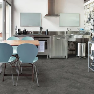 Image 4 of Wet Cement Dark Grey Matte 24" x 24" (KMA6003) Concrete Look Floor Tiles sold at Floors & Baths Pro's