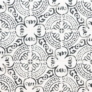 Image 4 of Kenzzi Paloma Gray-Light Matte 8" x 8" (NPAL8X8) Geometric Look Floor Tiles sold at Floors & Baths Pro's