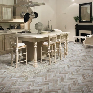 Image 10 of Capella Ivory Brick White-Cool Matte 2-1/3" x 10" (NCAPIVOBRI2X10) Stone Look Floor Tiles sold at Floors & Baths Pro's