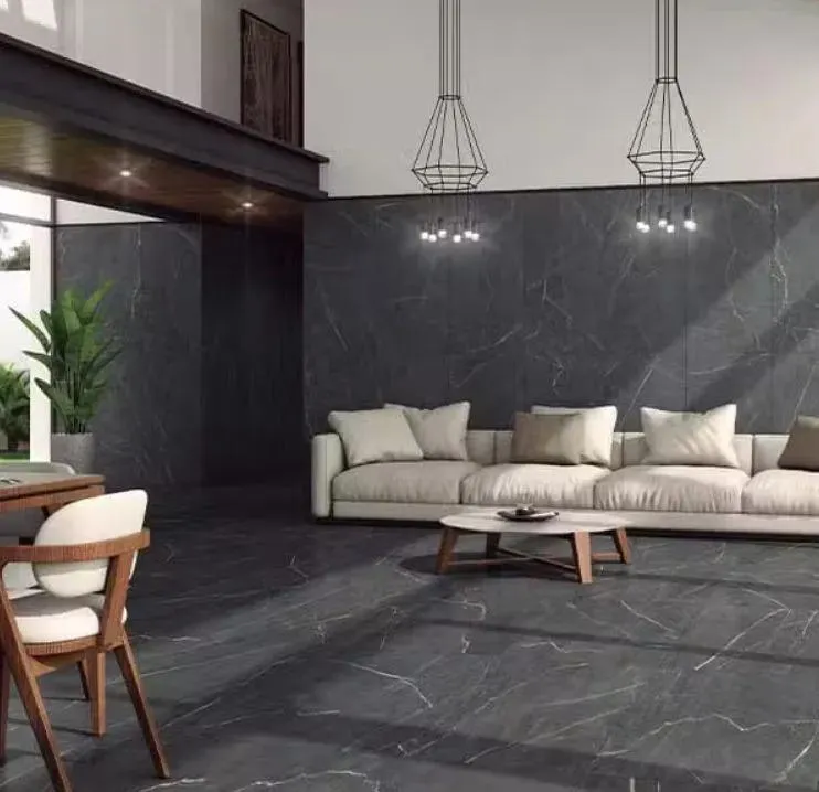 Meraki Anthracite Matte 24" x 24" (5683374540R) Marble Look Floor Tiles