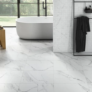 Image 11 of Naos Blanco Brillo 24" x 24" (NAOSP) Marble Look Floor Tiles sold at Floors & Baths Pro's