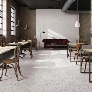 Image 10 of Color Terrazzo Grey Matte 24" x 24" (566556040R) Stone Look Floor Tiles sold at Floors & Baths Pro's
