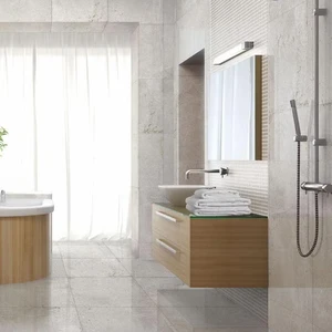 Image 15 of Stone Cement White Matte 24" x 24" (564451040N) Concrete Look Floor Tiles sold at Floors & Baths Pro's