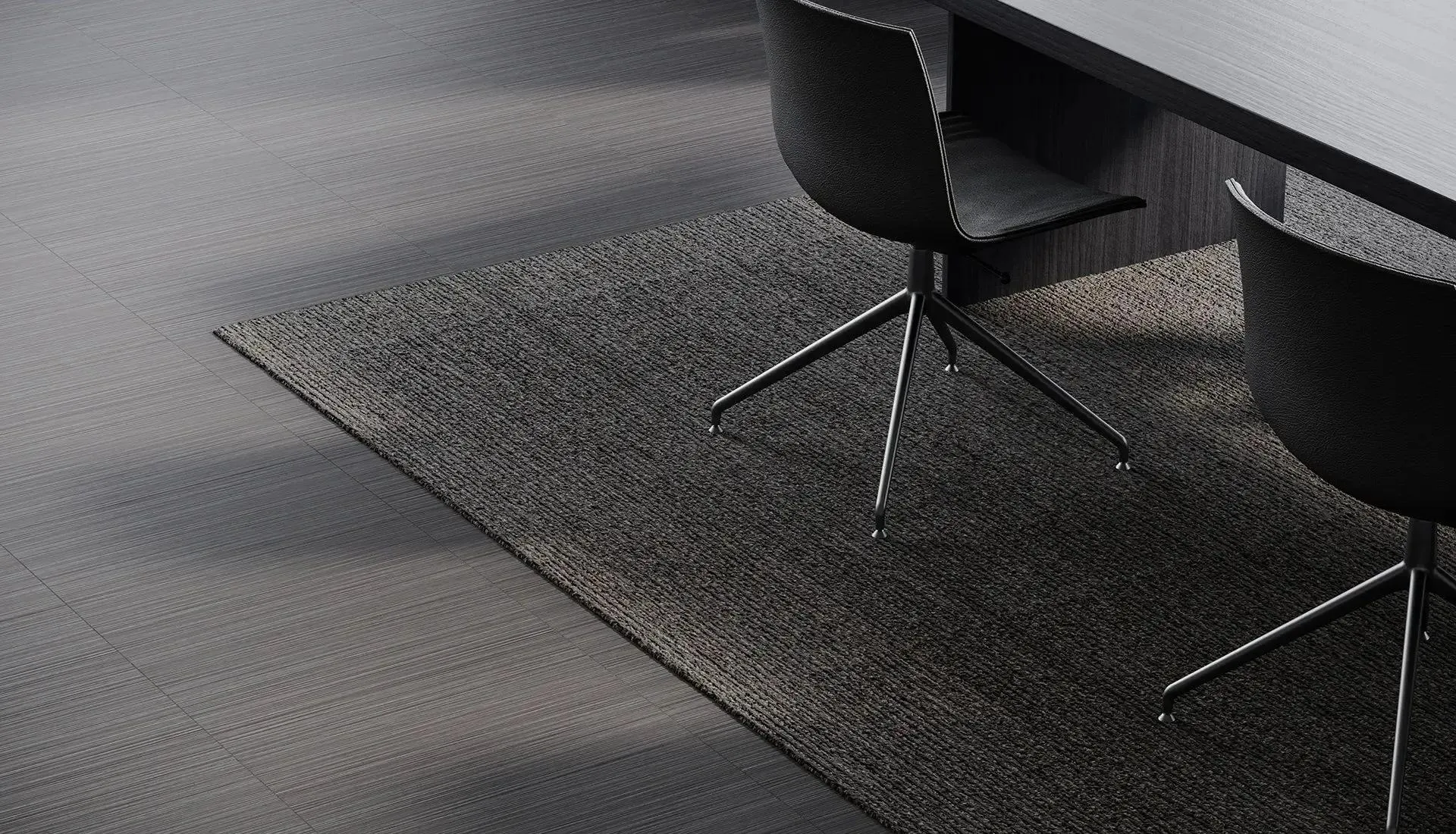 Zera Annex Carbon Matte 12" x 24" (4500-0714-1) Fabric Look Floor Tiles