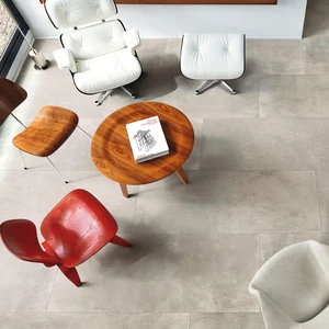 Image 2 of Maps Light Grey Natural 24" x 24" (MPSLGR2424NR) Concrete Look Floor Tiles sold at Floors & Baths Pro's