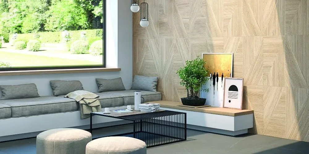 Vail Natural 32" x 32" (VAINAT3232NR) Wood Look Floor Tiles