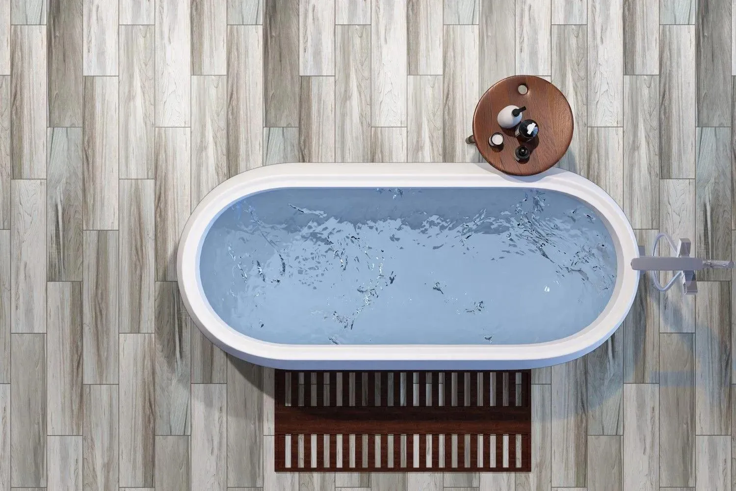 Carolina Timber Gray-Dark Matte 6" x 24" (NCARTIMGRE6X24-N) Wood Look Floor Tiles