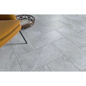 Image 2 of Orobico Silver Matte 12" x 24" (CC-136) Stone Look Floor Tiles sold at Floors & Baths Pro's