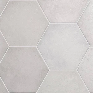 Image 2 of Heritage Snow Mixed 7" x 8" (HER24950) Concrete Look Floor Tiles sold at Floors & Baths Pro's