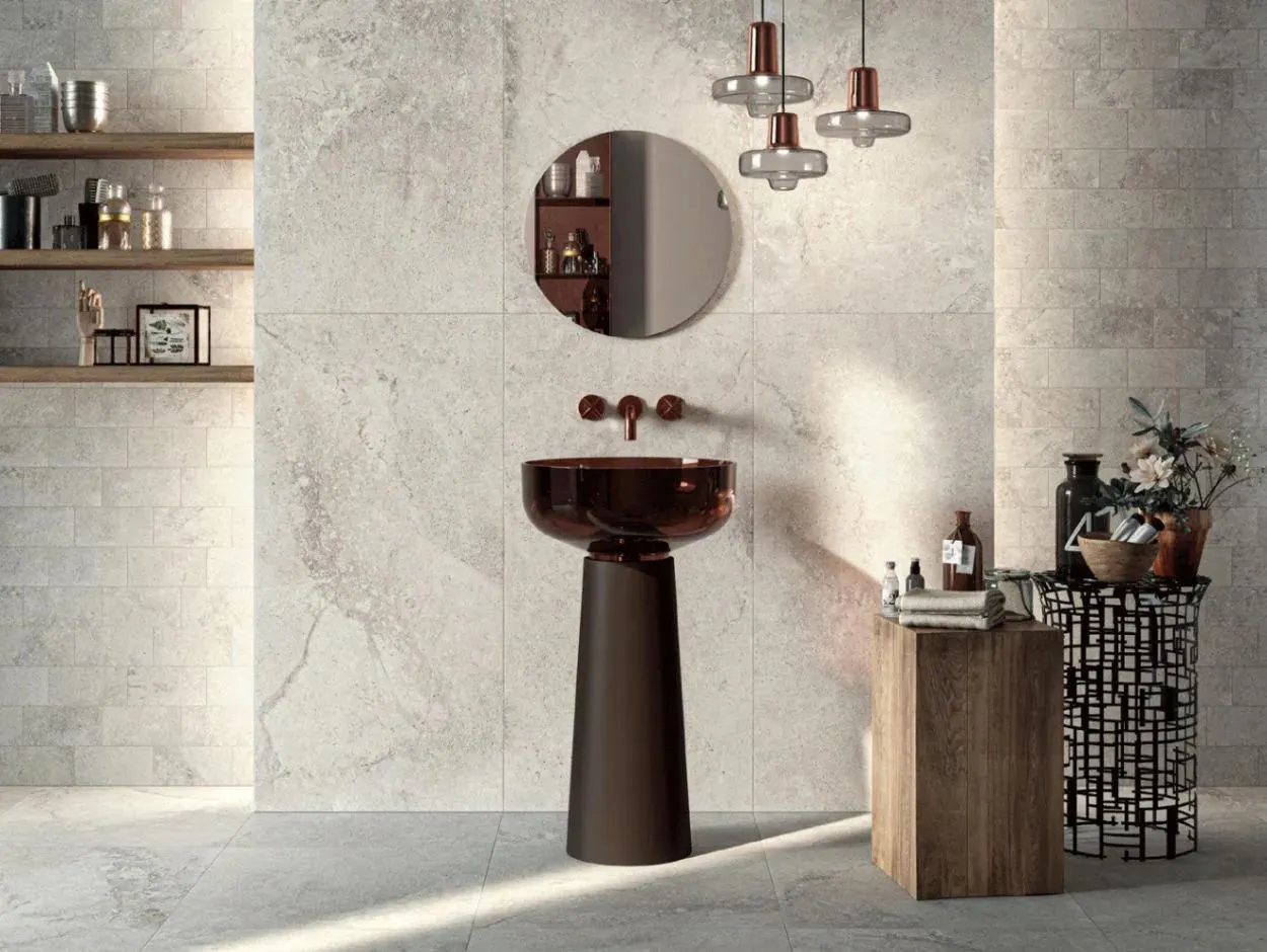 Stone Valley Sale Natural 24" x 24" (SV610R) Concrete Look Floor Tiles