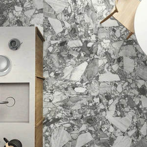 Image 2 of Stone River White Natural 35" x 35" (STOWHI3535NR) Stone Look Floor Tiles sold at Floors & Baths Pro's