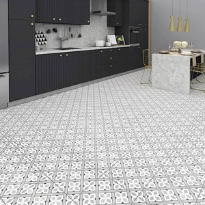 Image 3 of Newcastle Grey Matte 13" x 13" (NEGR13) Traditional Look Floor Tiles sold at Floors & Baths Pro's