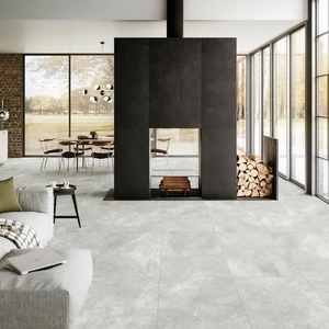 Image 3 of Stone Union Bianco Matte 24" x 24" (SU6001) Stone Look Floor Tiles sold at Floors & Baths Pro's