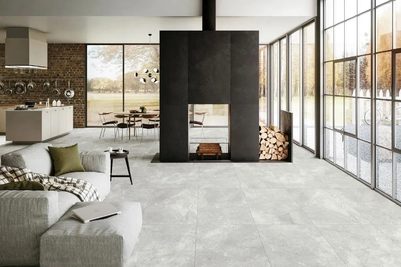 Stone Union Bianco Matte 24" x 24" (SU6001) Stone Look Floor Tiles