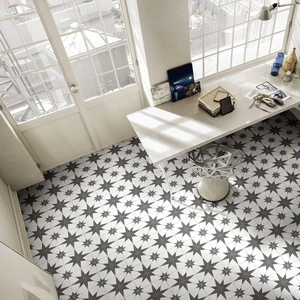 Image 2 of Stella Nero Natural 10" x 10" (STENER1010N) Traditional Look Floor Tiles sold at Floors & Baths Pro's