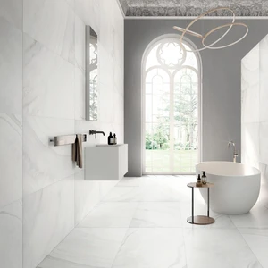 Image 2 of Vera Vena White Onyx Polished 24" x 24" (VERONY2424LR) Marble Look Floor Tiles sold at Floors & Baths Pro's