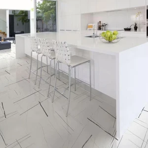 Image 2 of Sahara White Matte 24" x 24" (564001040N) Slate Look Floor Tiles sold at Floors & Baths Pro's