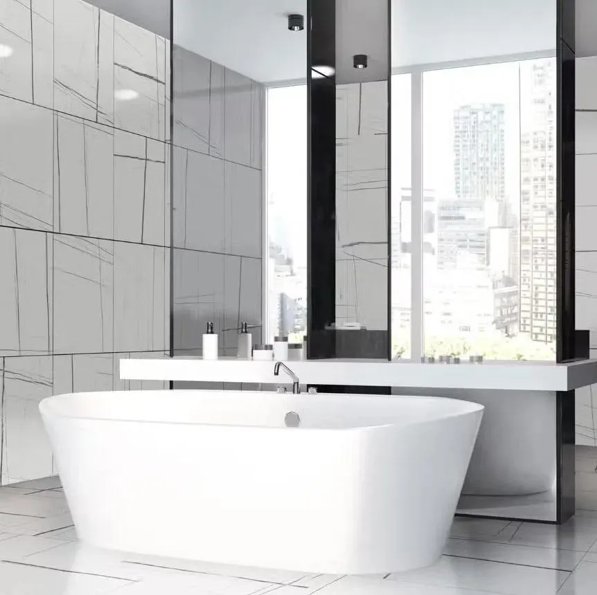 Sahara White Matte 24" x 24" (564001040N) Slate Look Floor Tiles