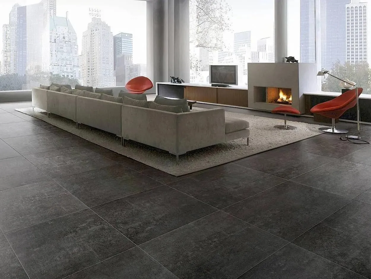 Subway Smoke Natural 12" x 24" (36SW4NR) Concrete Look Floor Tiles