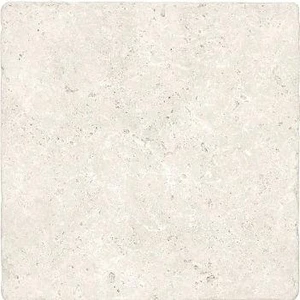 Norvegia, 4" Ivory Travertine Tumbled 12" x 12" (5000-0094-0) Concrete Look Floor Tiles