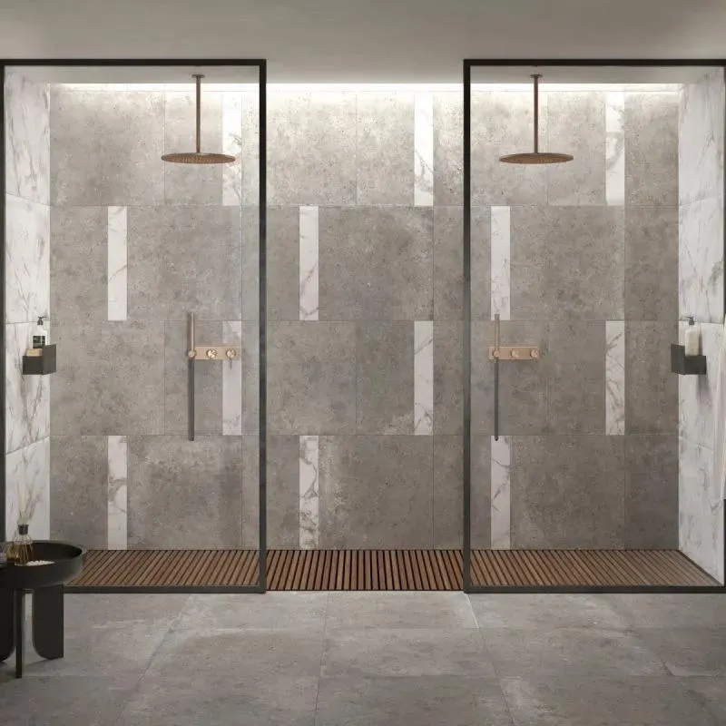 Anima Fango Natural 48" x 48" (6045) Concrete Look Floor Tiles