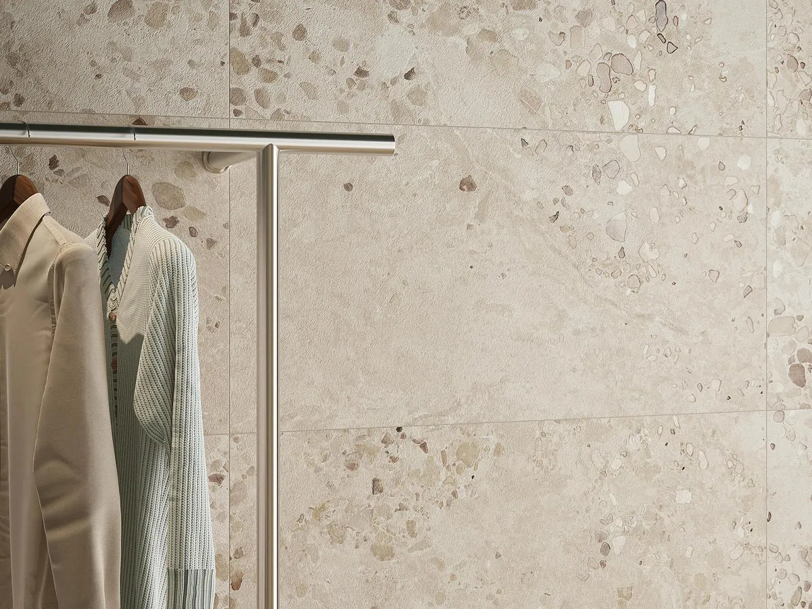Centura Floor Tile I Cocci Siciliani Bianco Natural 24" x 24" (SC601R) Stone Look Floor Tiles