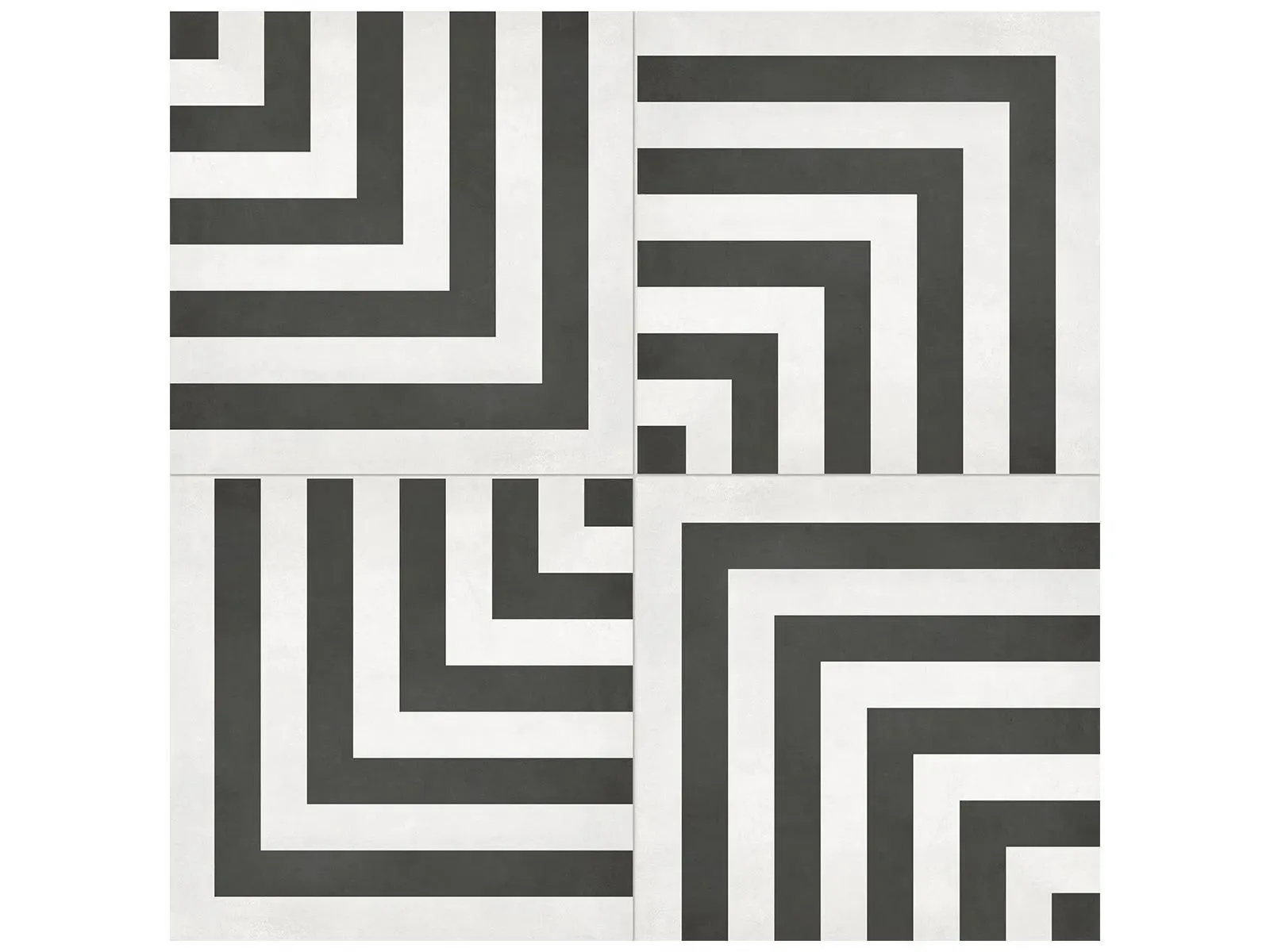 Form Monochrome Geo Matte 7-3/4" x 7-3/4" (4500-0774-0) Contemporary Look Floor Tiles