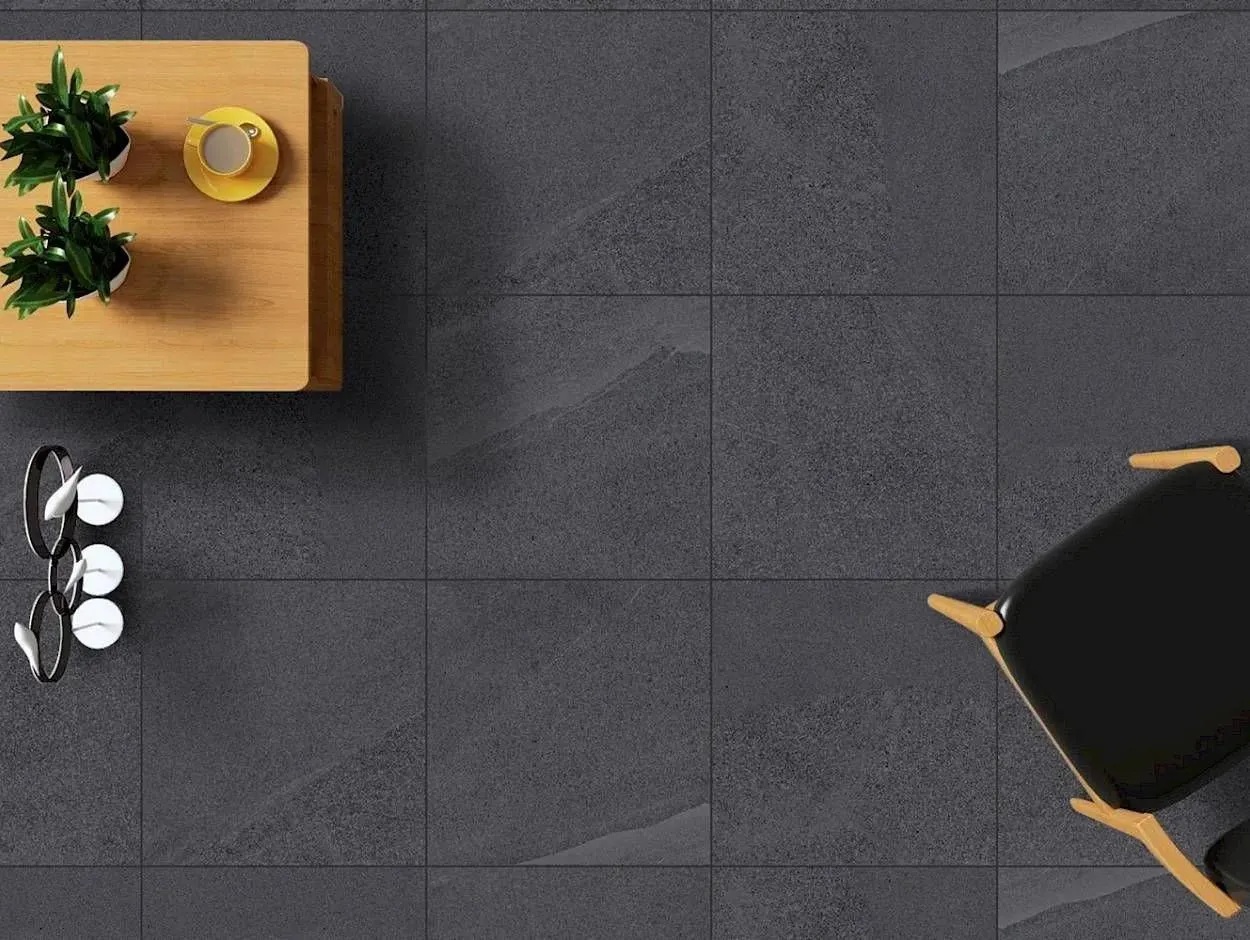 York Anthracite Matte 24" x 24" (YRK30077R) Stone Look Floor Tiles