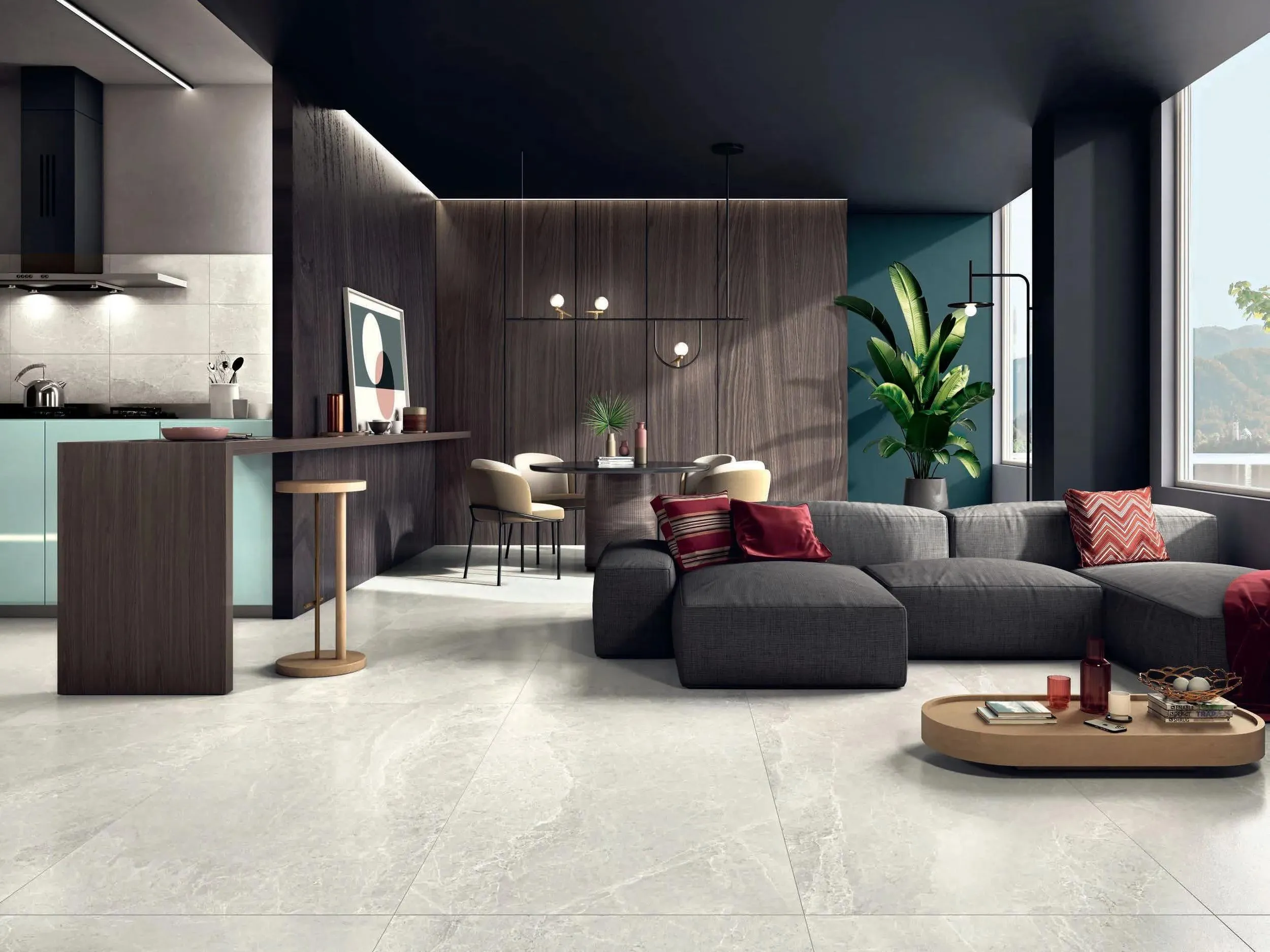 Advantage Chalk Natural 24" x 24" (ADCHA24) Stone Look Floor Tiles
