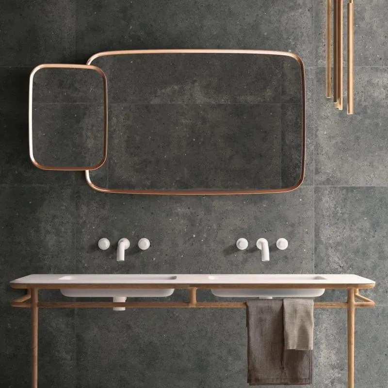 Anima Fumo Natural 24" x 48" (6051) Concrete Look Floor Tiles