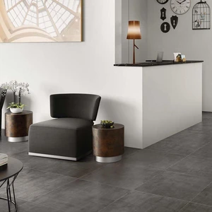Image 2 of Fray Smoke Matte 12" x 24" (FRSMO1224) Fabric Look Floor Tiles sold at Floors & Baths Pro's