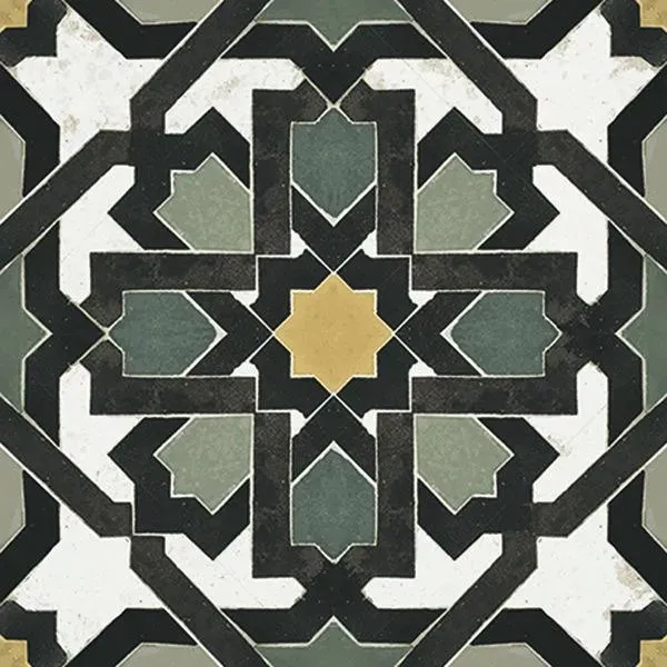 New Vintage Decoro 15 Natural 8" x 8" (VINDEC15) Traditional Look Floor Tiles